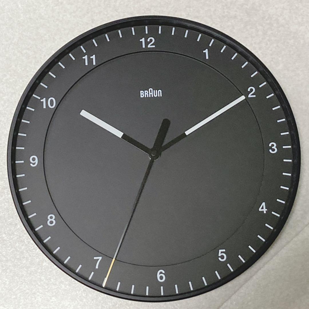 コメント要確認☆BRAUN Wall lock BC17B 壁掛け時計