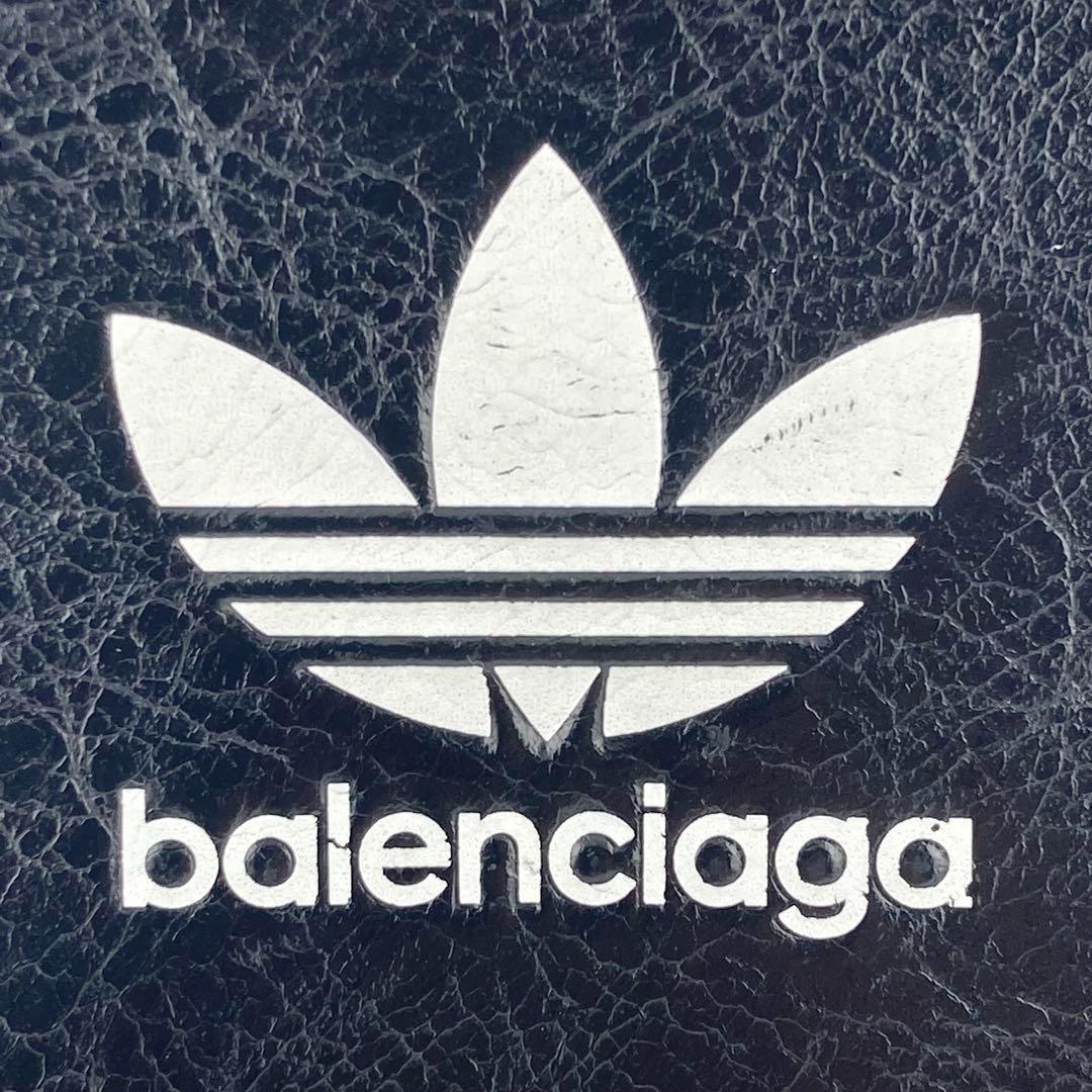 【美品】BALENCIAGA adidas アディダスコラボ レザー 財布