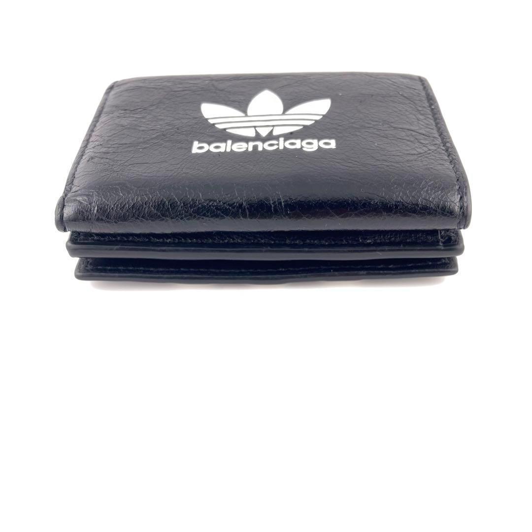【美品】BALENCIAGA adidas アディダスコラボ レザー 財布