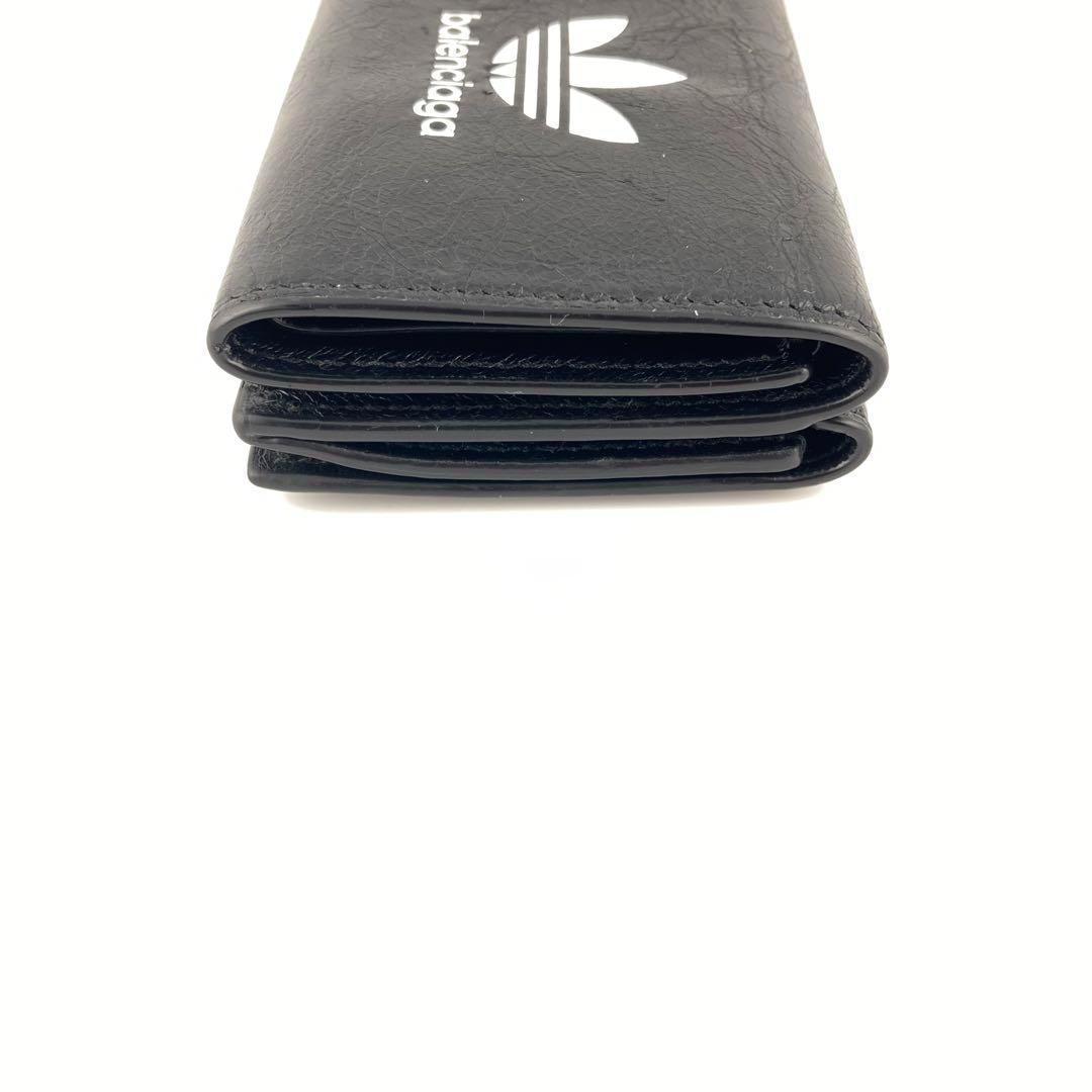 【美品】BALENCIAGA adidas アディダスコラボ レザー 財布