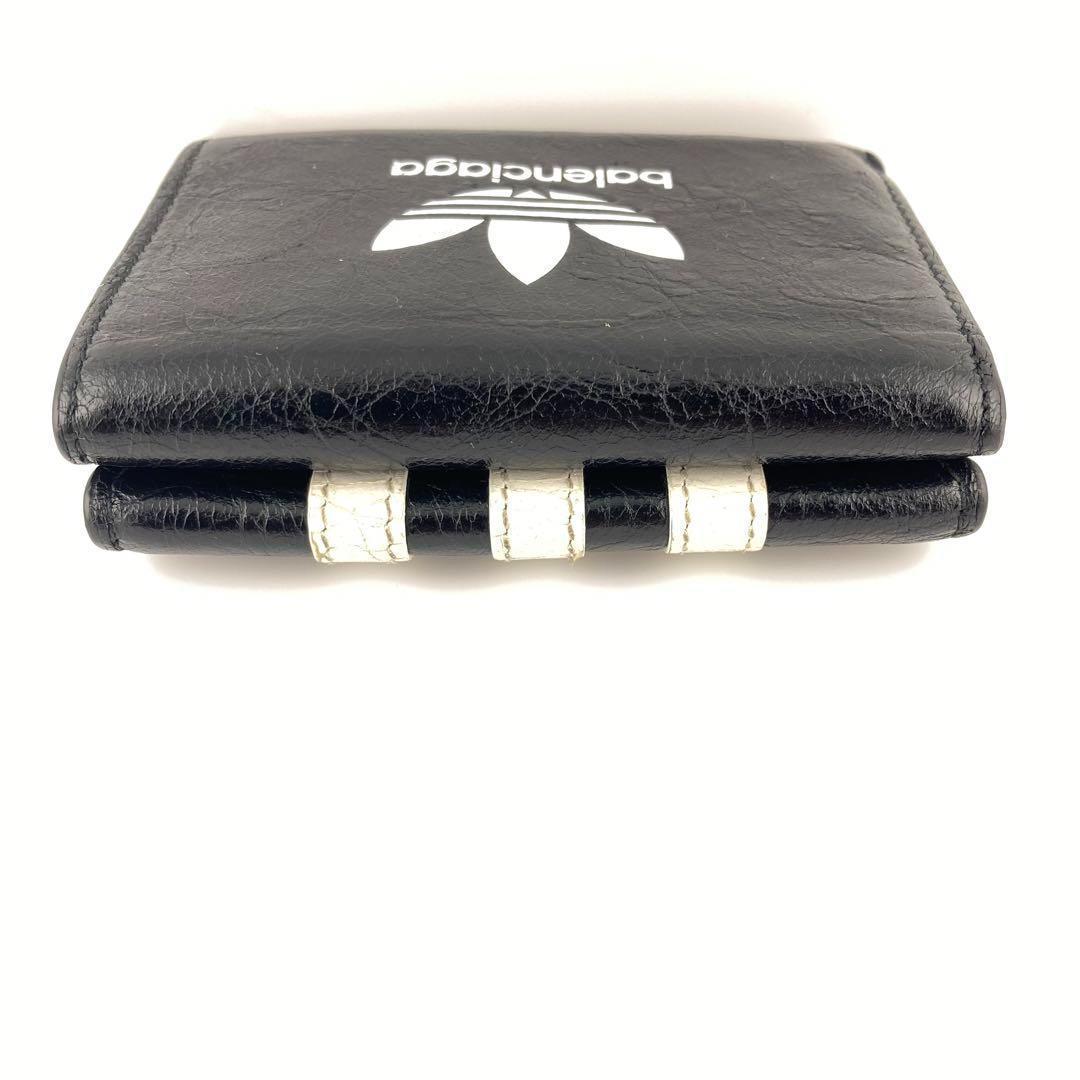 【美品】BALENCIAGA adidas アディダスコラボ レザー 財布