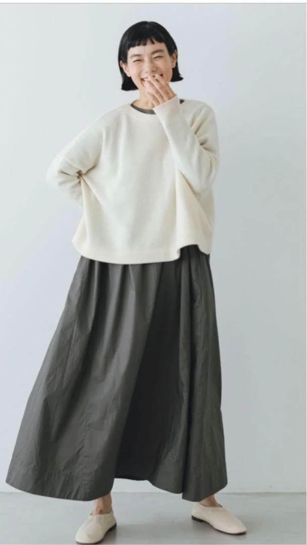 Yoli　Short knit ラムウール　カシミヤ　24AW　ショートニット