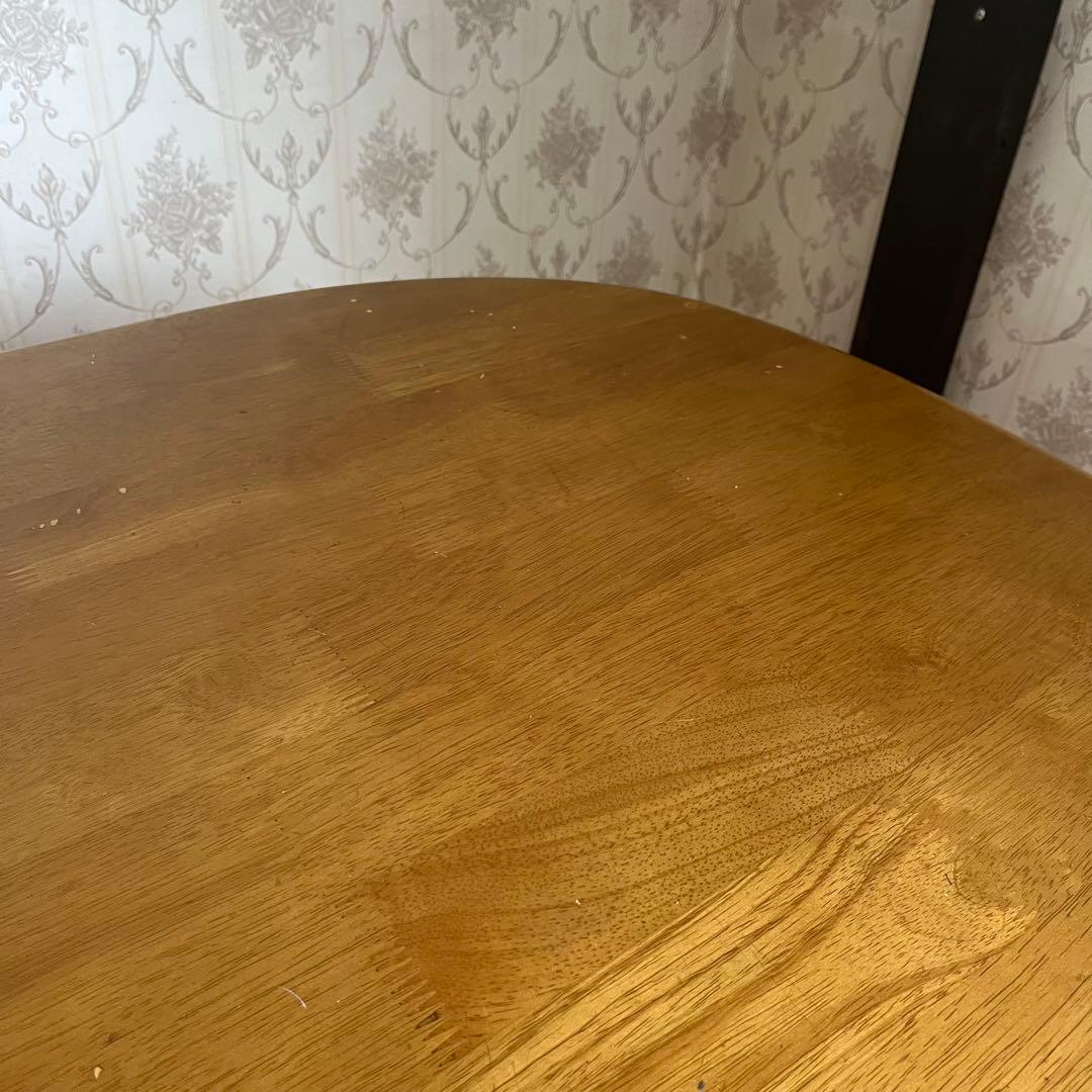 【アンティーク】北欧レトロ 木製 バタフライテーブル ドロップリーフテーブル 机