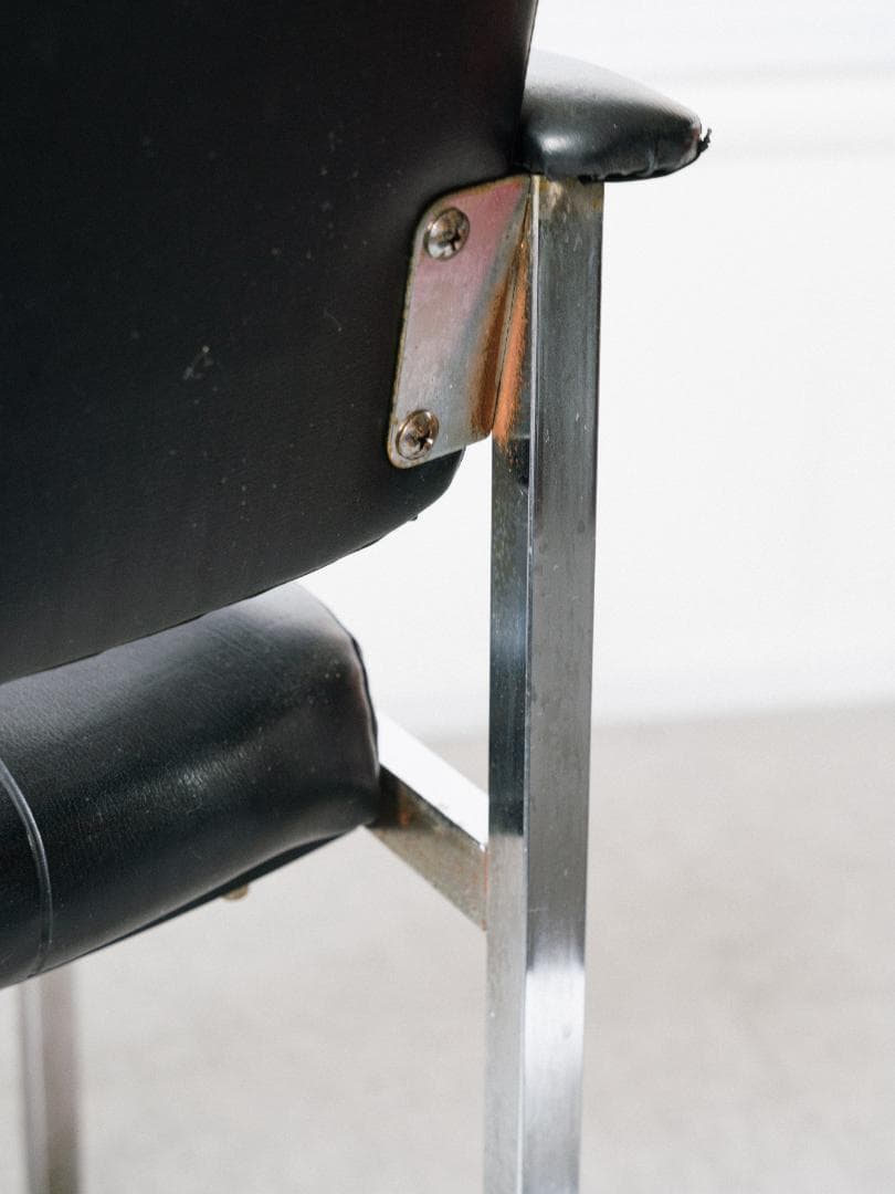 70-80's vintage オフィスチェア レザー ミッドセンチュリー 昭和