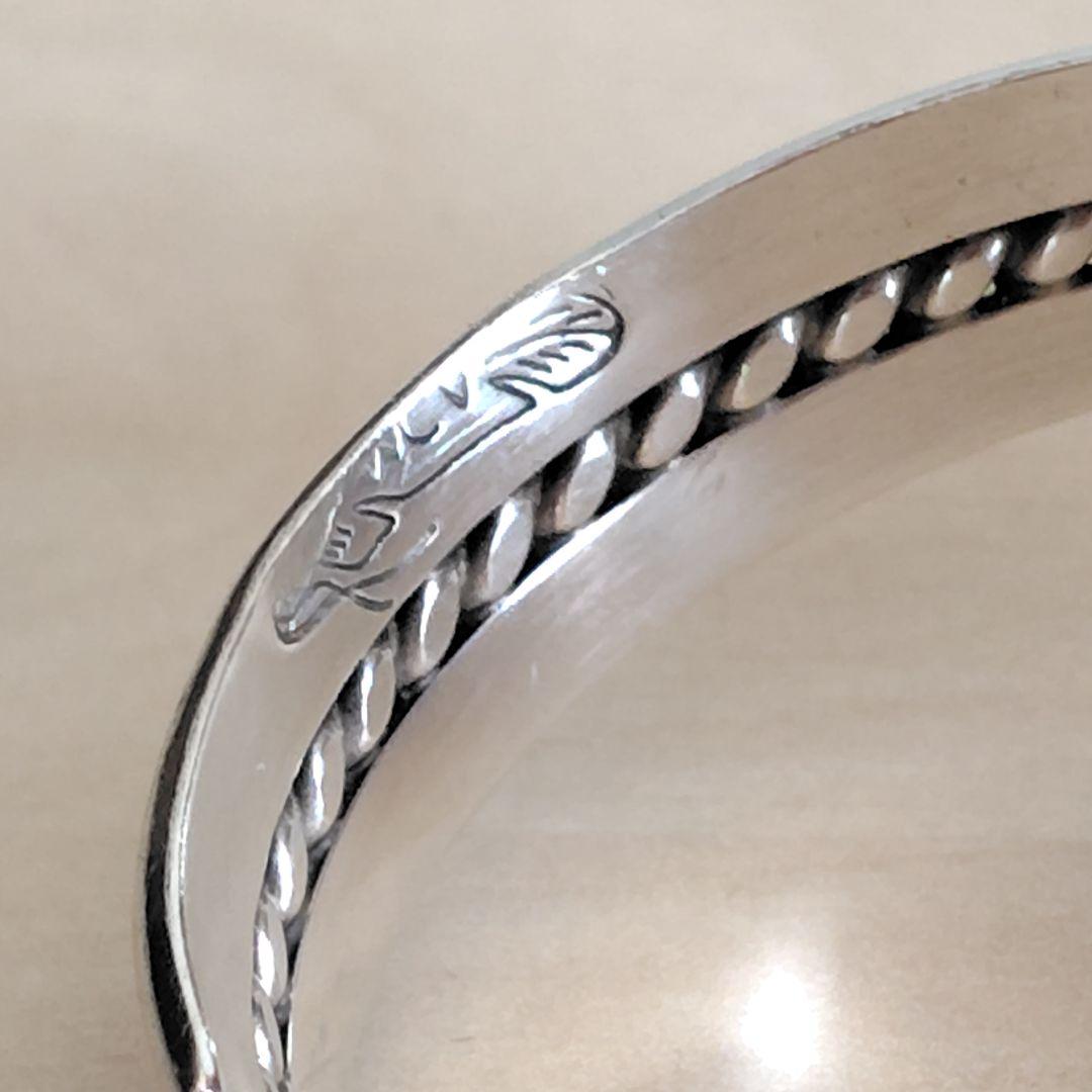 ヴィンテージ ウィルバンデバー モレンシ ターコイズ シルバー バングル ナバホ