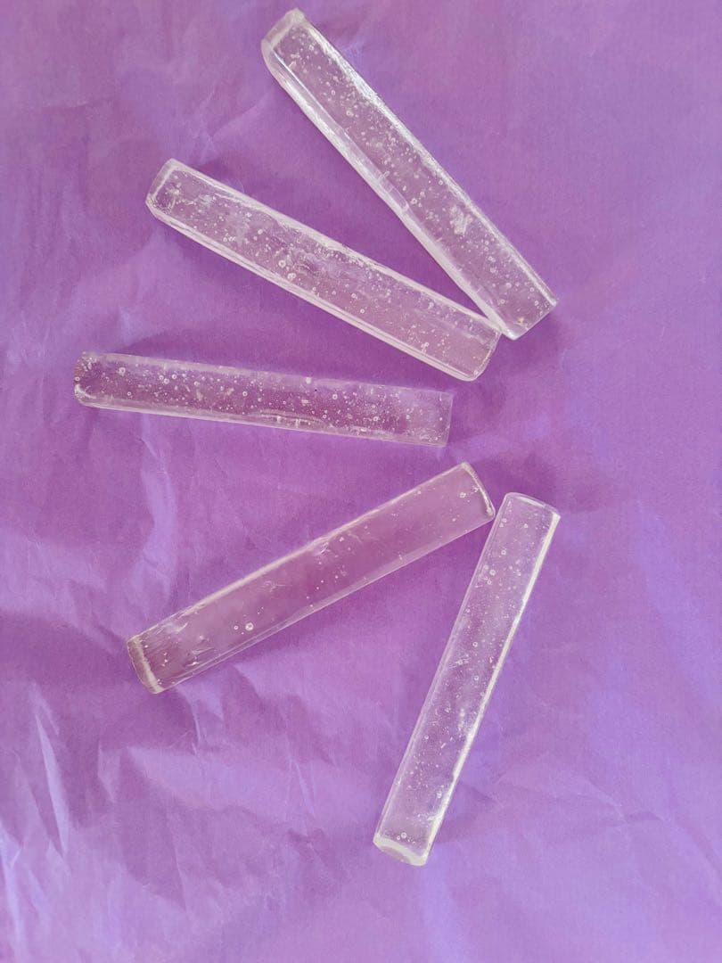 長野史子　ガラス　ナイフ＆フォークレスト　カトラリーレスト　お箸置き　新品未使用