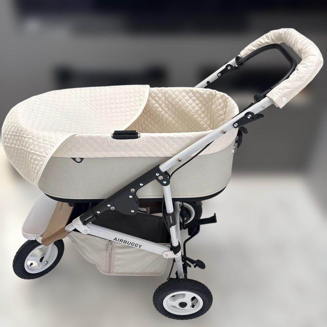 ハンドメイド製作！エアバギードーム3 (ラージサイズ)生成り色 3点セット