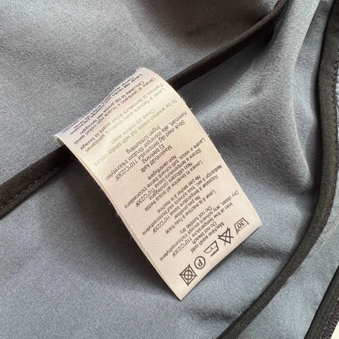 J.LINDEBERG ジェイリンドバーグ　バックロゴ　ナイロンジャケット 青系