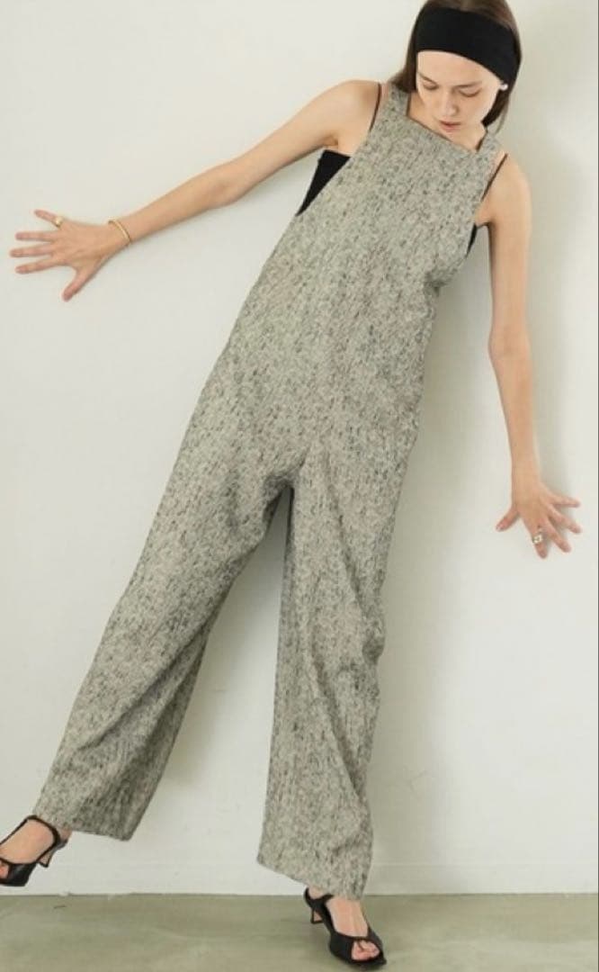 極美品　CLANEクラネ2024COCOON SALOPETTE PANTS