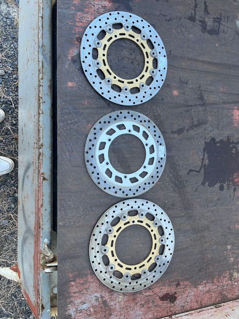 vmax1200 ブレーキディスク　前後セット