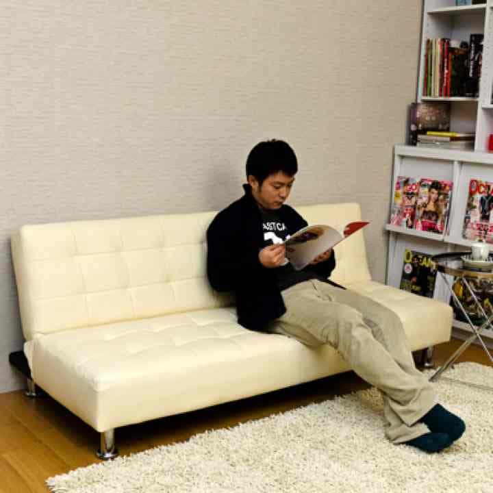 【ブラック欠品中】OPERA　コンパクトソファベッド