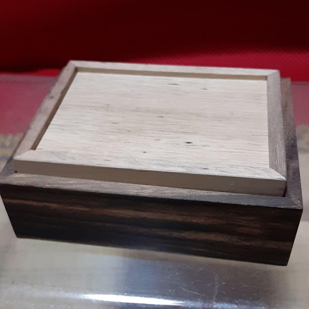 黒柿、京都職人、香合、小物容れ