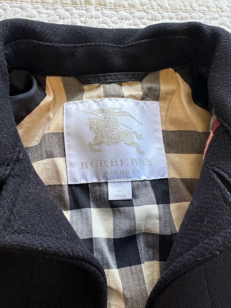 【美品】Burberry ウールコート　6y