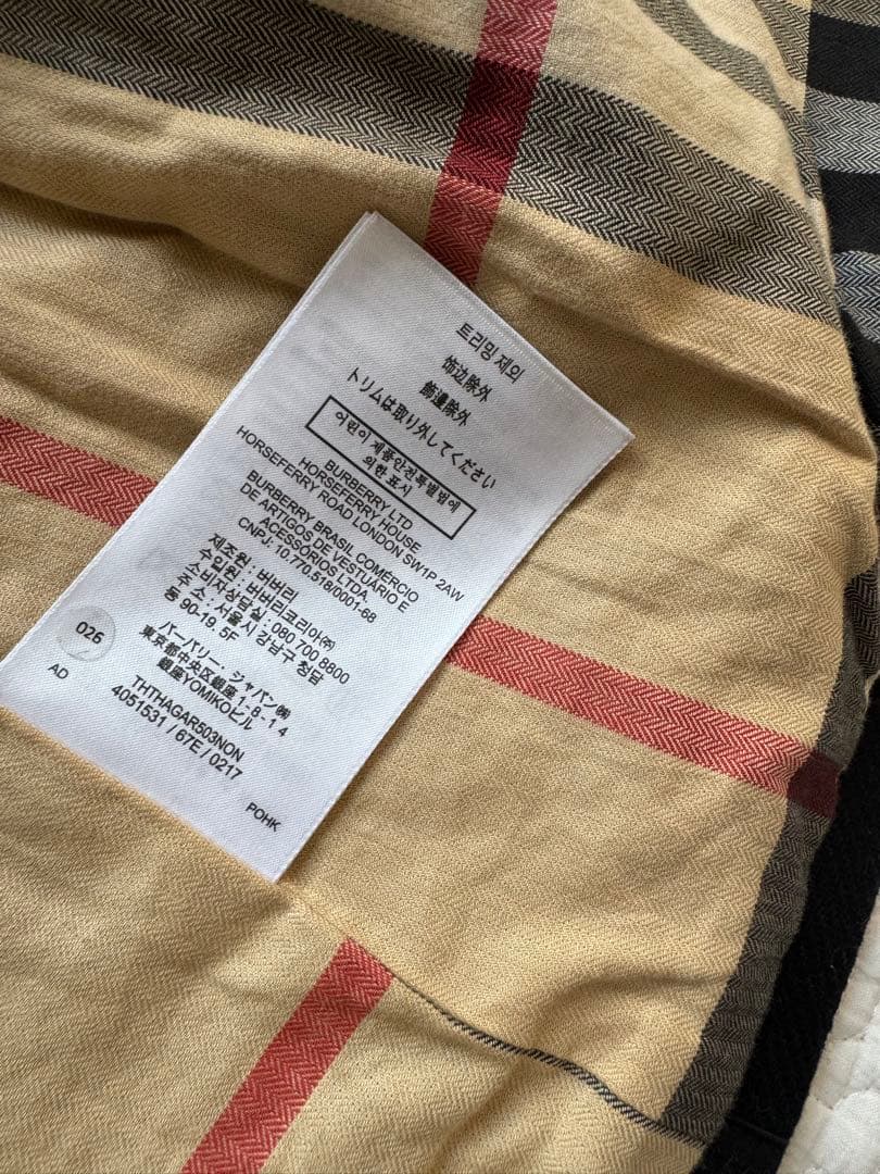 【美品】Burberry ウールコート　6y