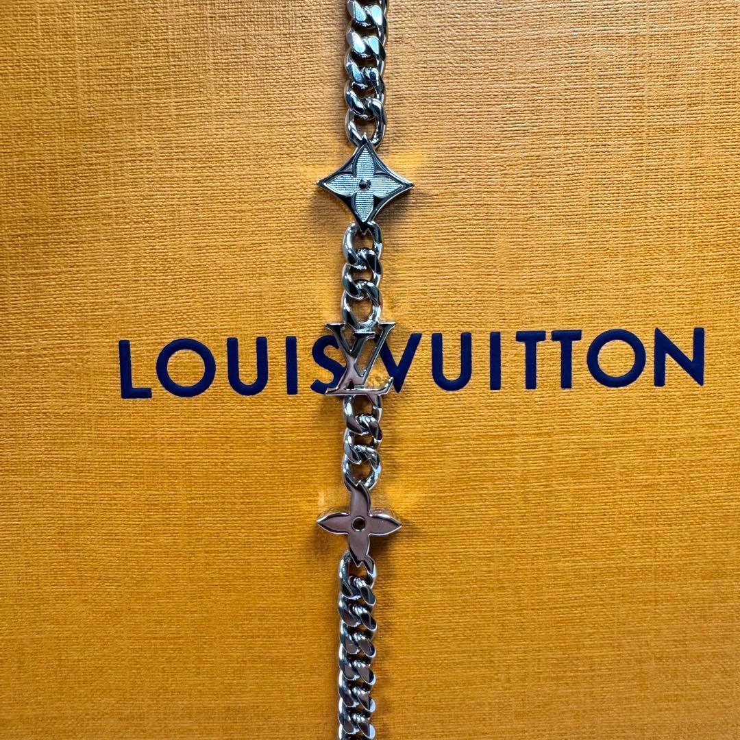 LOUIS VUITTON ブレスレット　ブラスレ　ロウ　チェーン　モノグラム