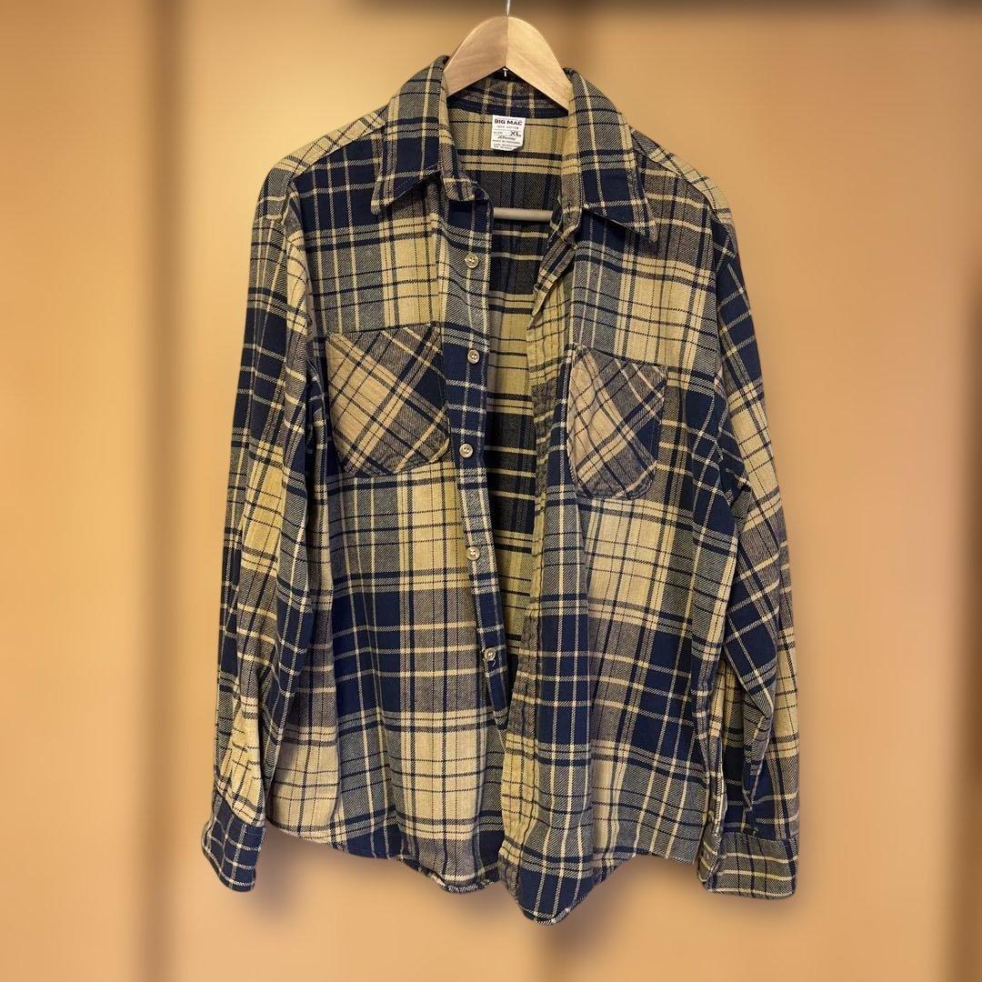 美品　BIG MAC ネルシャツ 70s ヴィンテージ　アメカジ　古着