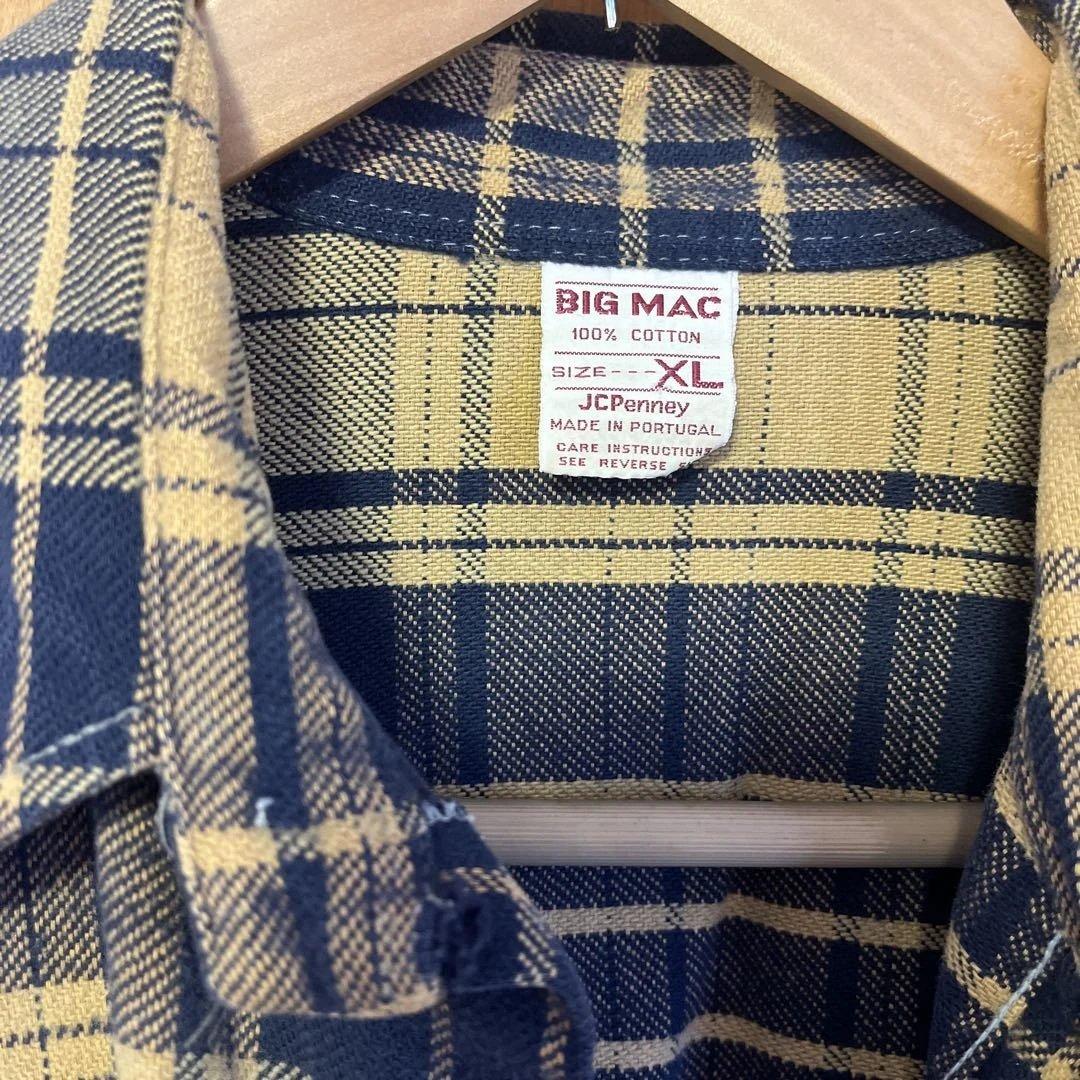 美品　BIG MAC ネルシャツ 70s ヴィンテージ　アメカジ　古着