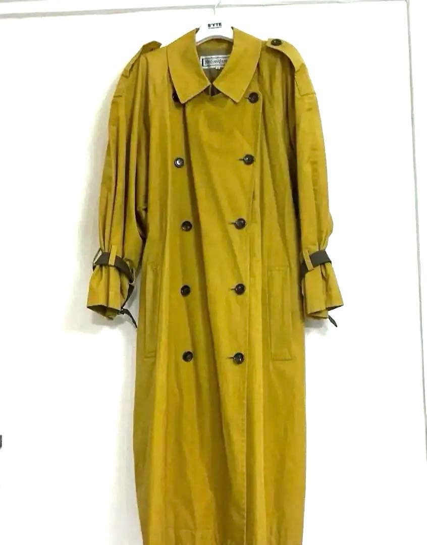 Yves Saint Laurent イエロー マスタード トレンチコート