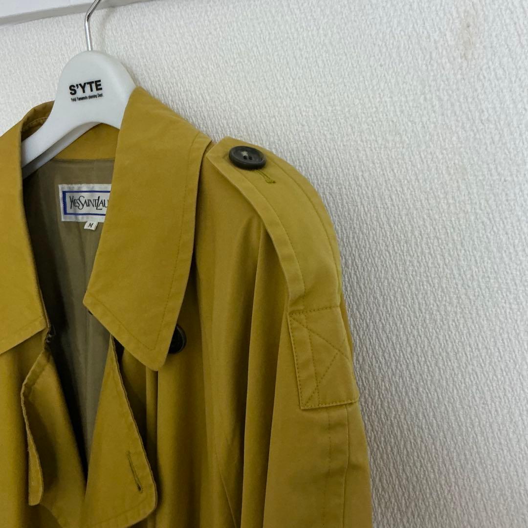 Yves Saint Laurent イエロー マスタード トレンチコート