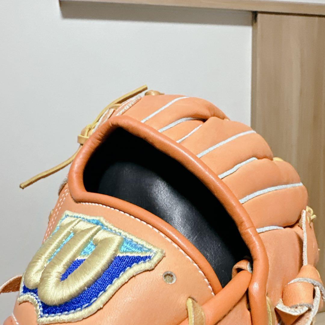 極美品 Wilson ウィルソン D-MAX 一般軟式 左利き用 外野 グローブ