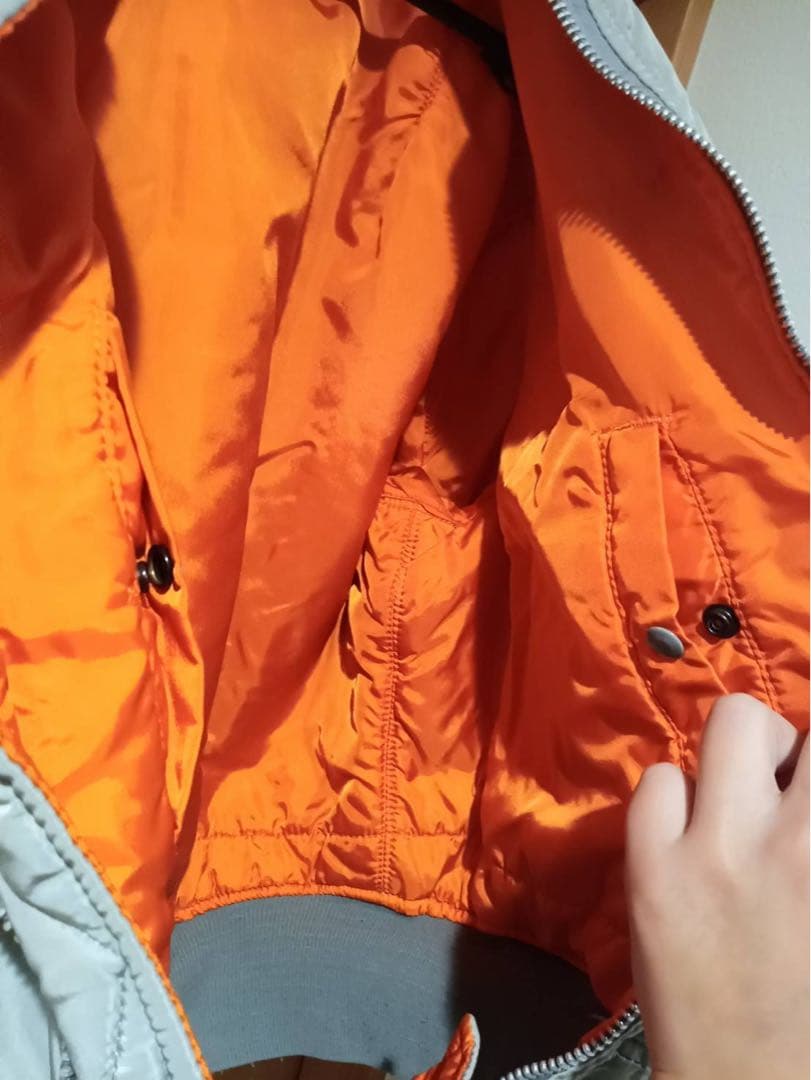 U.S. ARMY MA-1 フライトジャケット グレー