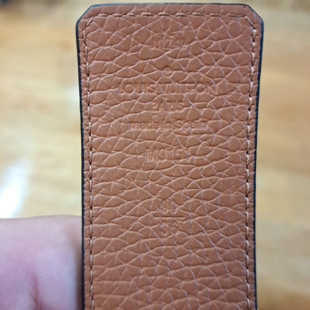 Louis Vuitton ブラックレザーベルトほてぃさん専用