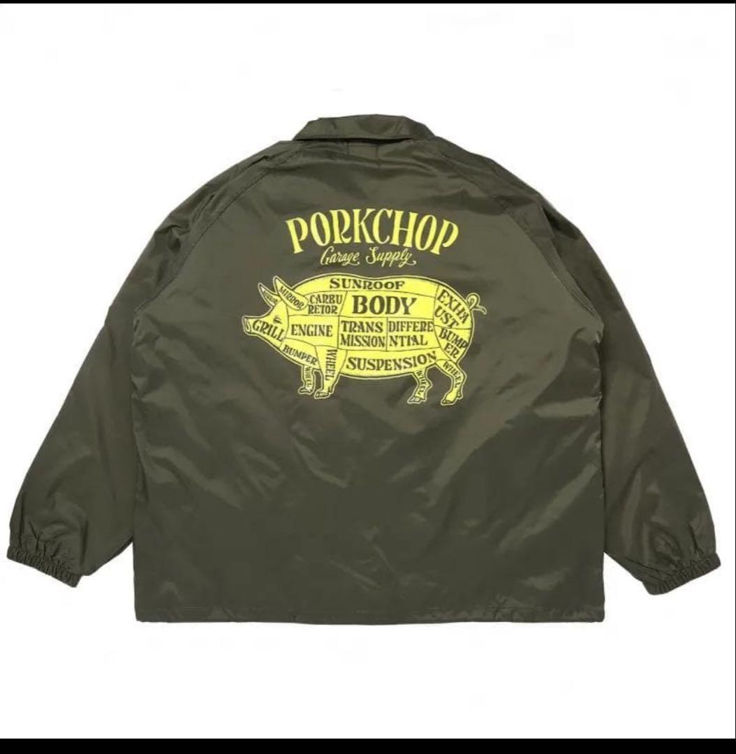 PorkChop ボアコーチジャケット オリーブ　Lサイズ