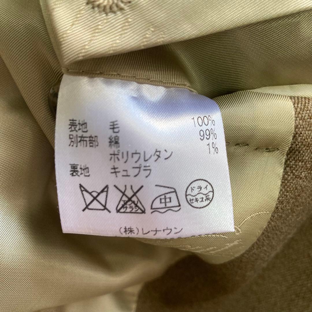 ✨極美品 アクアスキュータム　比翼チェスターコート　ベルベット　ロング　ブラウン