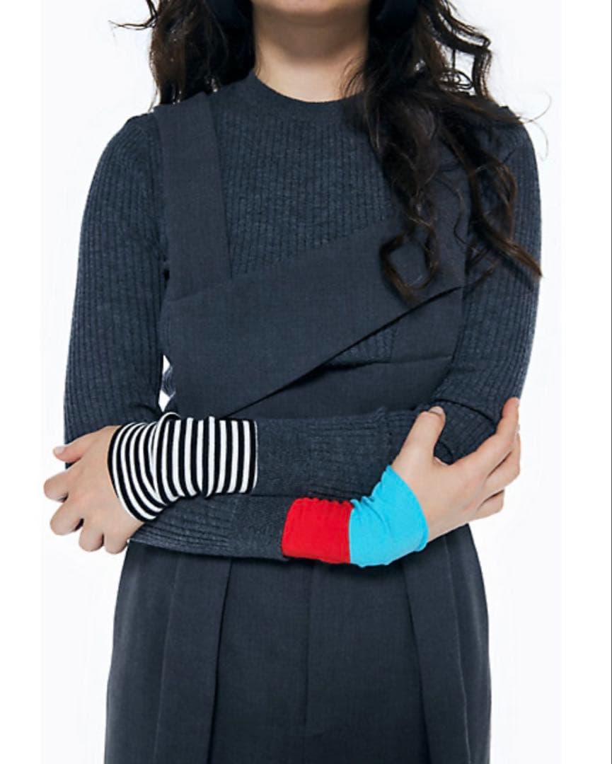 ぽんぽんENFOLD エンフォルド リブプルオーバー リブニット