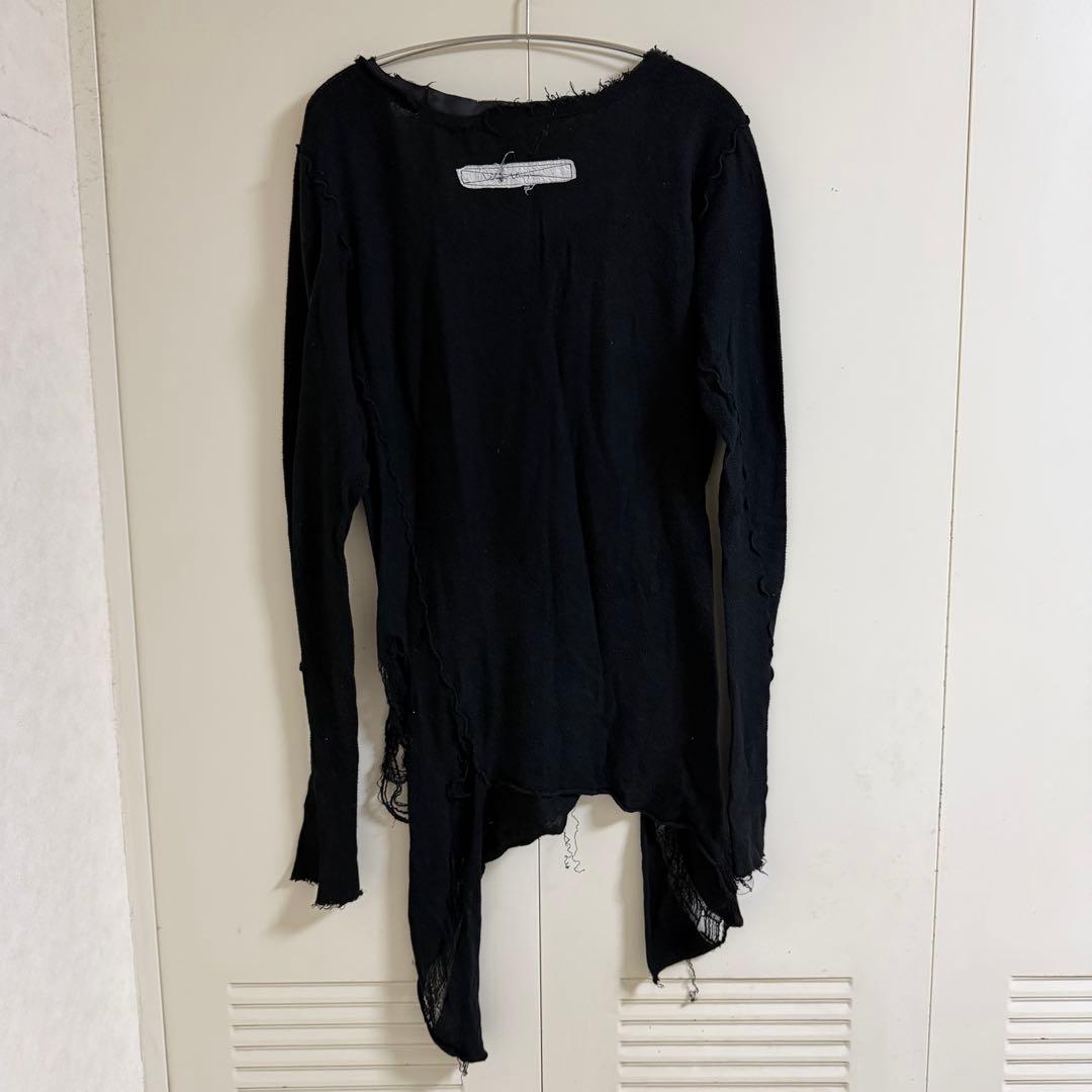 alice auaa コットンニット カットソー デザイナー着用 変形 ゴシック