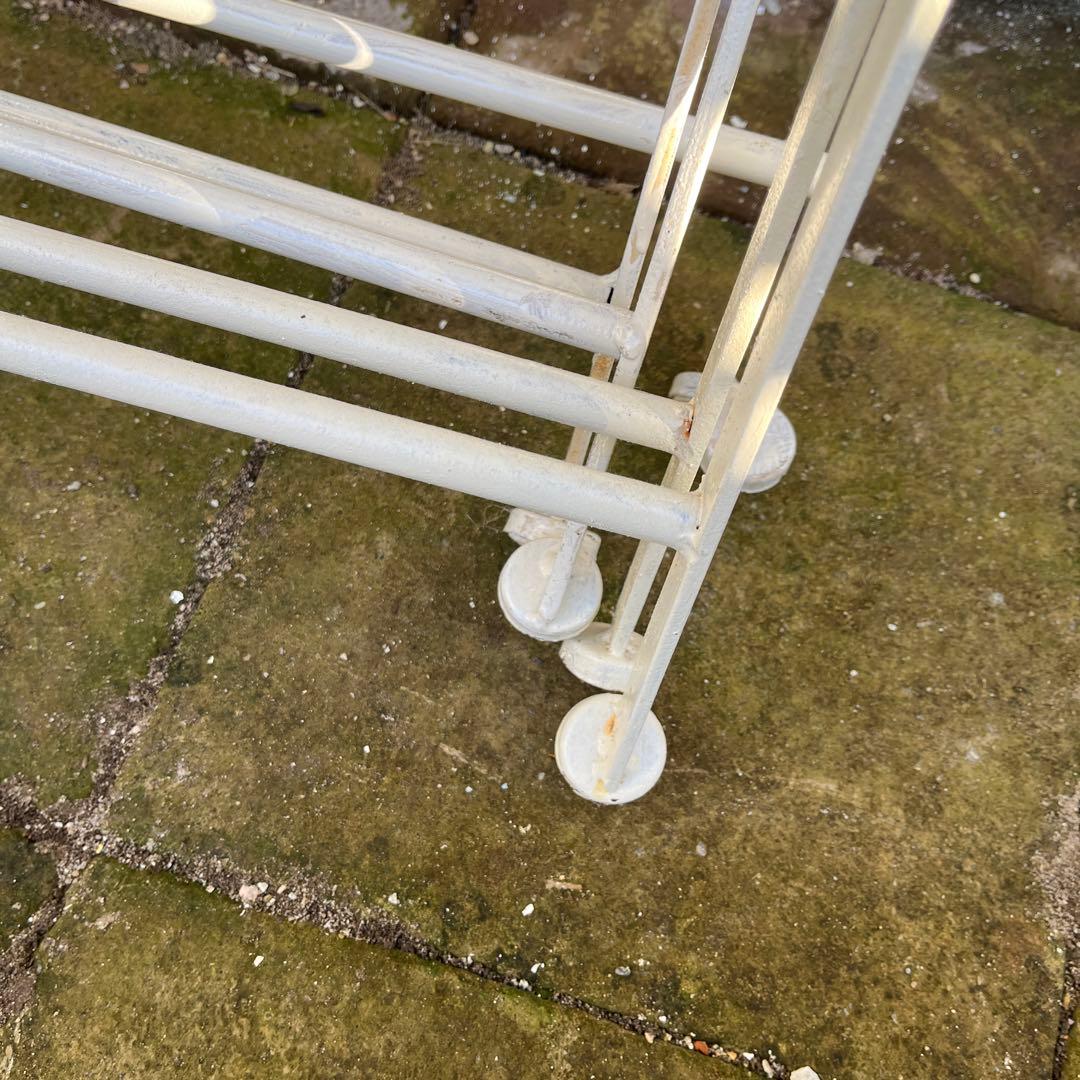 フランス製　ガーデニングテーブル　チェアー　アイアン