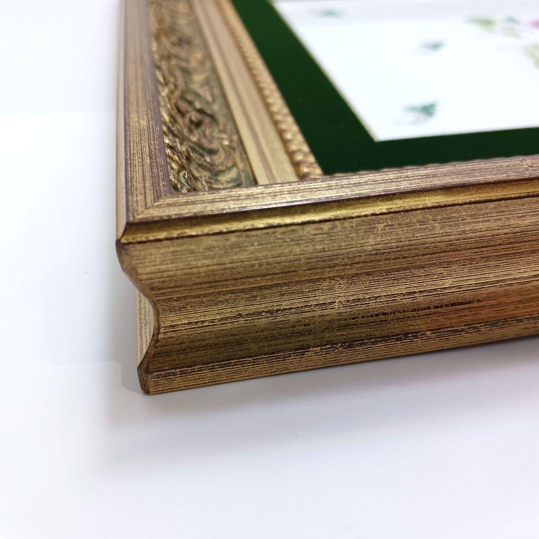 Y2849-3 ヘレンド ウィーンの薔薇 陶板画 額装 箱付き