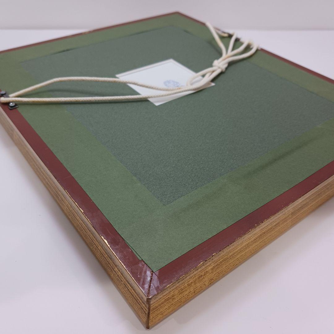 Y2849-3 ヘレンド ウィーンの薔薇 陶板画 額装 箱付き