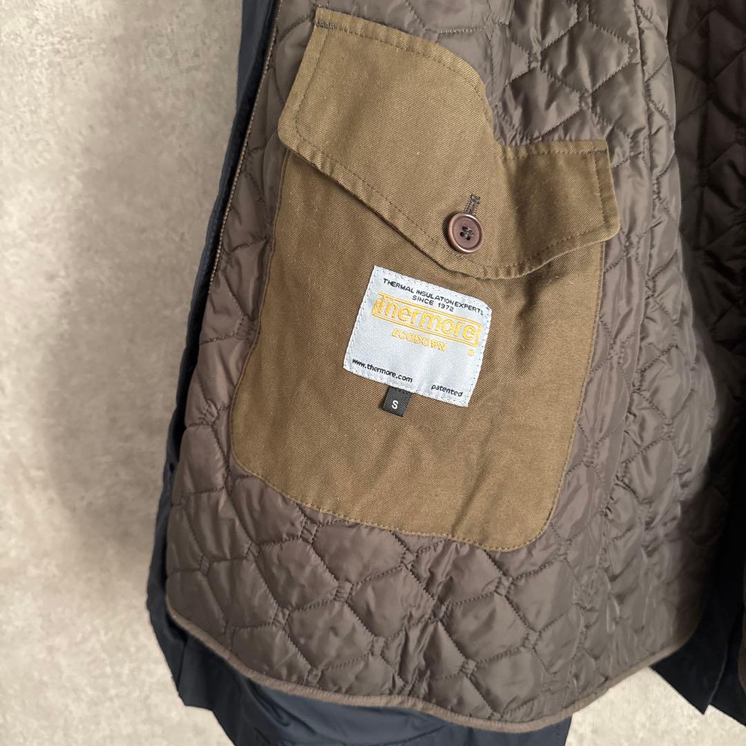 本当に綺麗です！★アスペジ★裏ボア中綿入りステンカラーコート★S