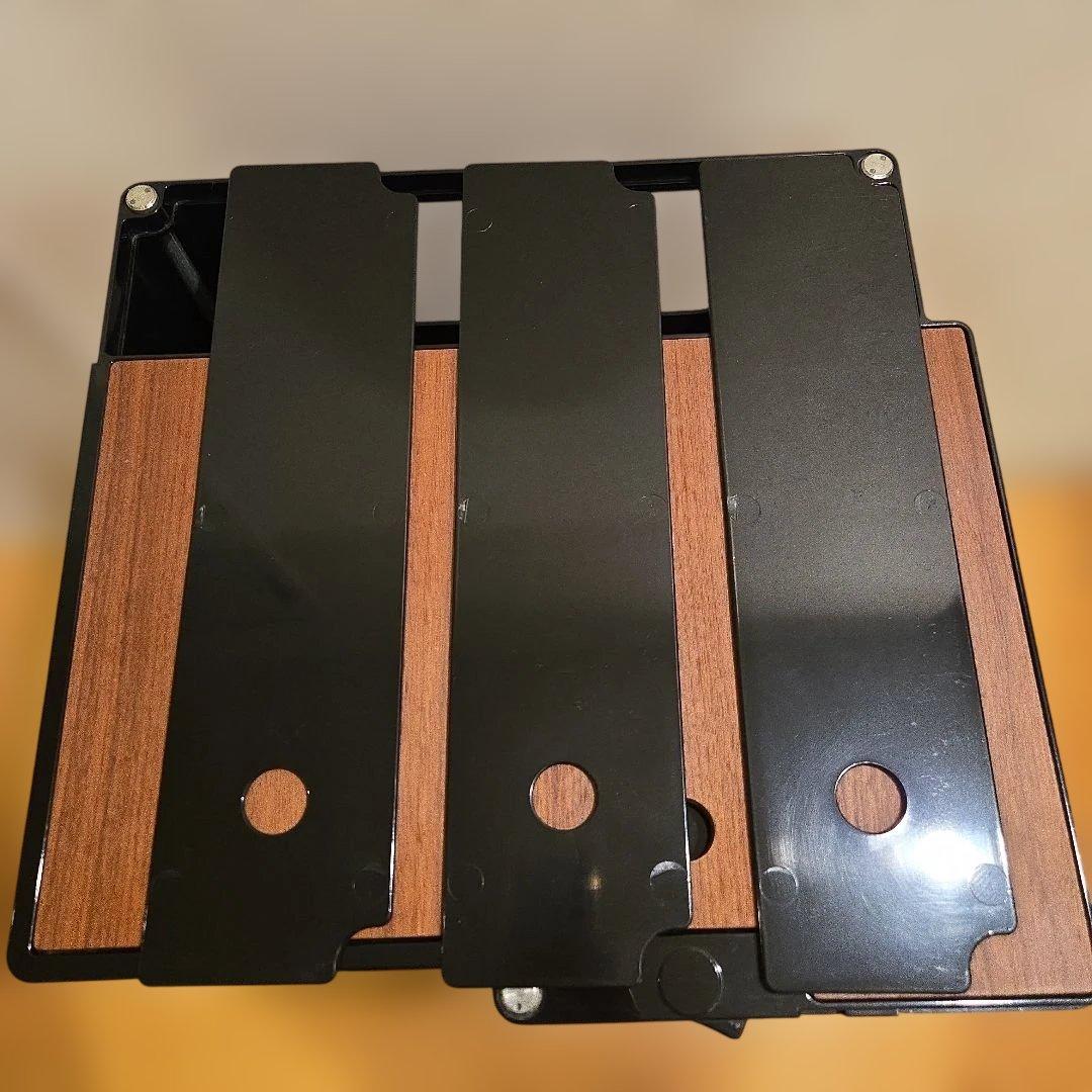 正規品　ボビーワゴン3段5トレイ　ブラック