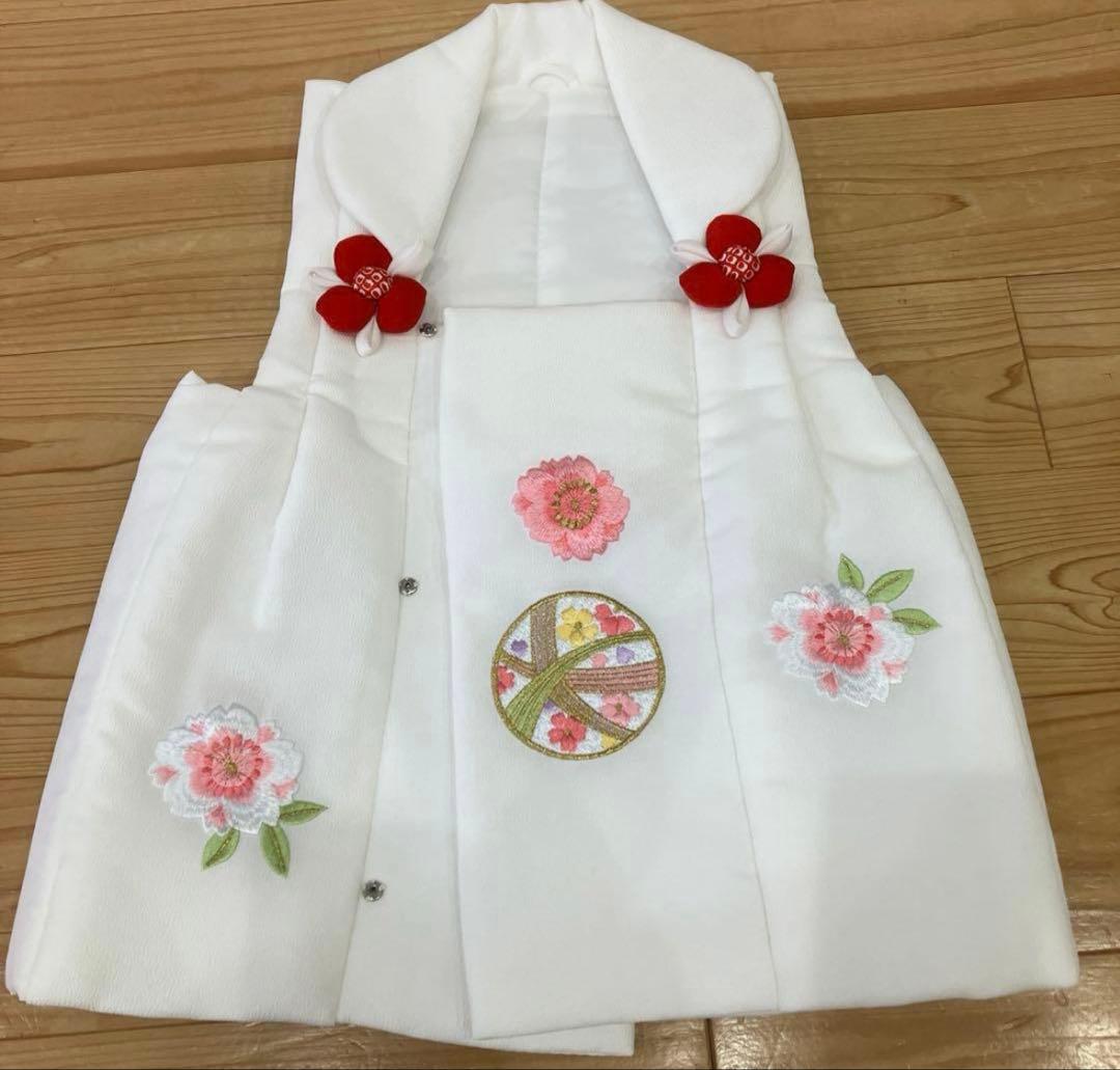 七五三 着物セット 赤い花柄