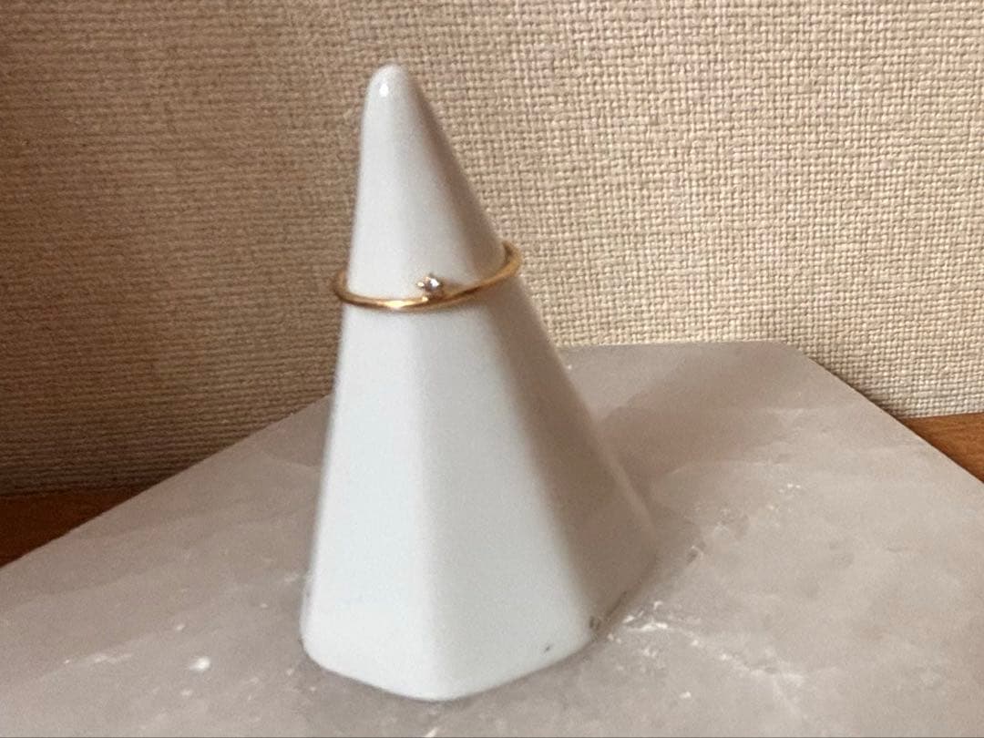 PRMAL ダイヤモンドリング　k18 ピンキーリング