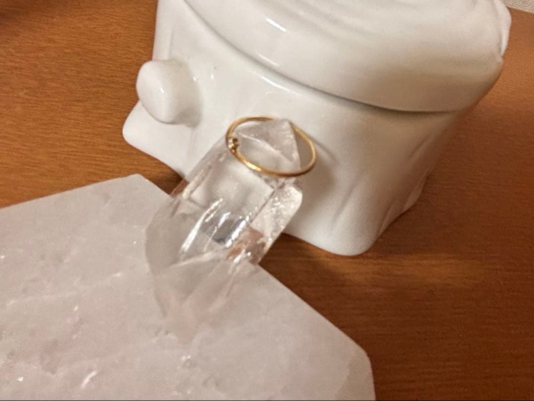 PRMAL ダイヤモンドリング　k18 ピンキーリング