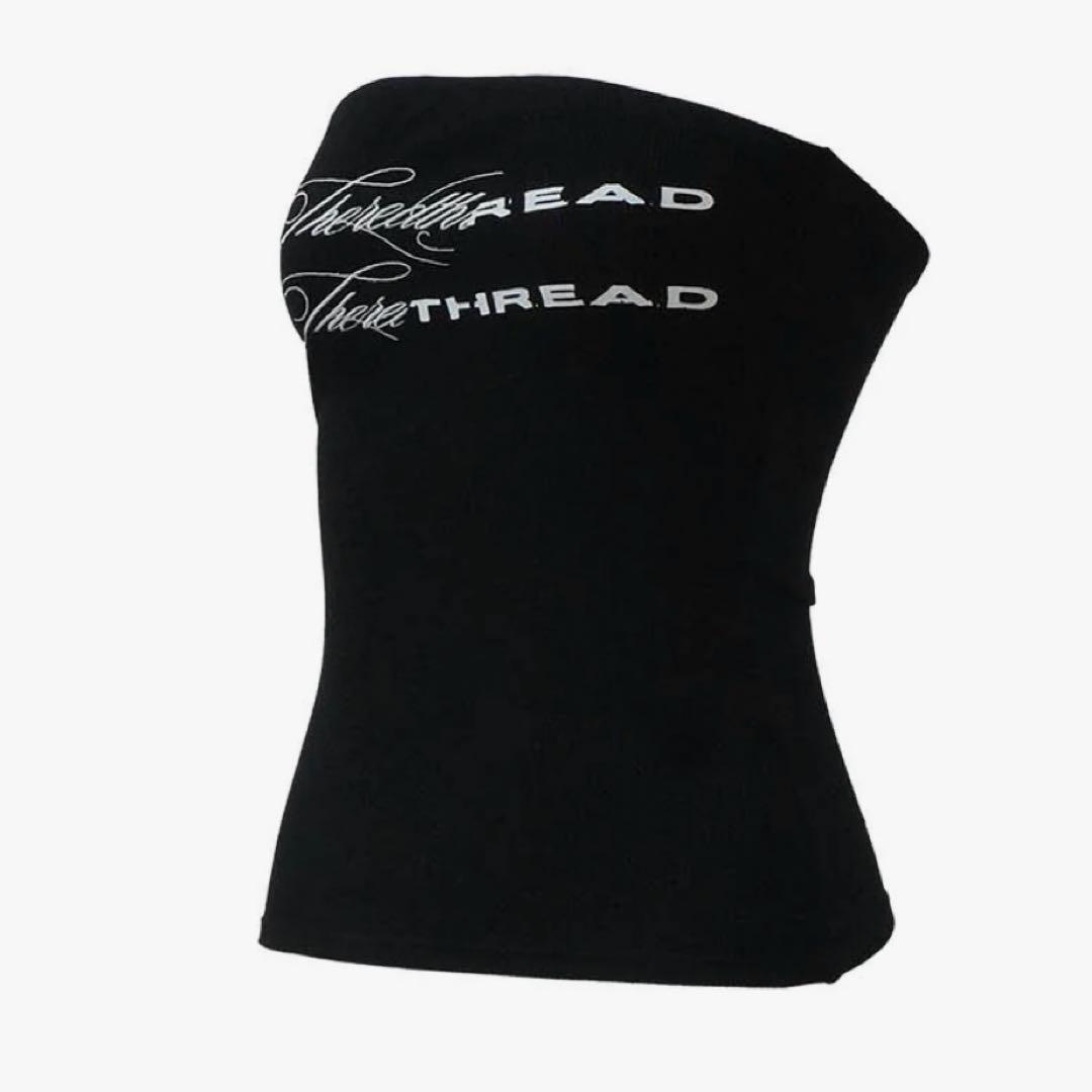 S logo bare tops THEREDTHREAD ブラック