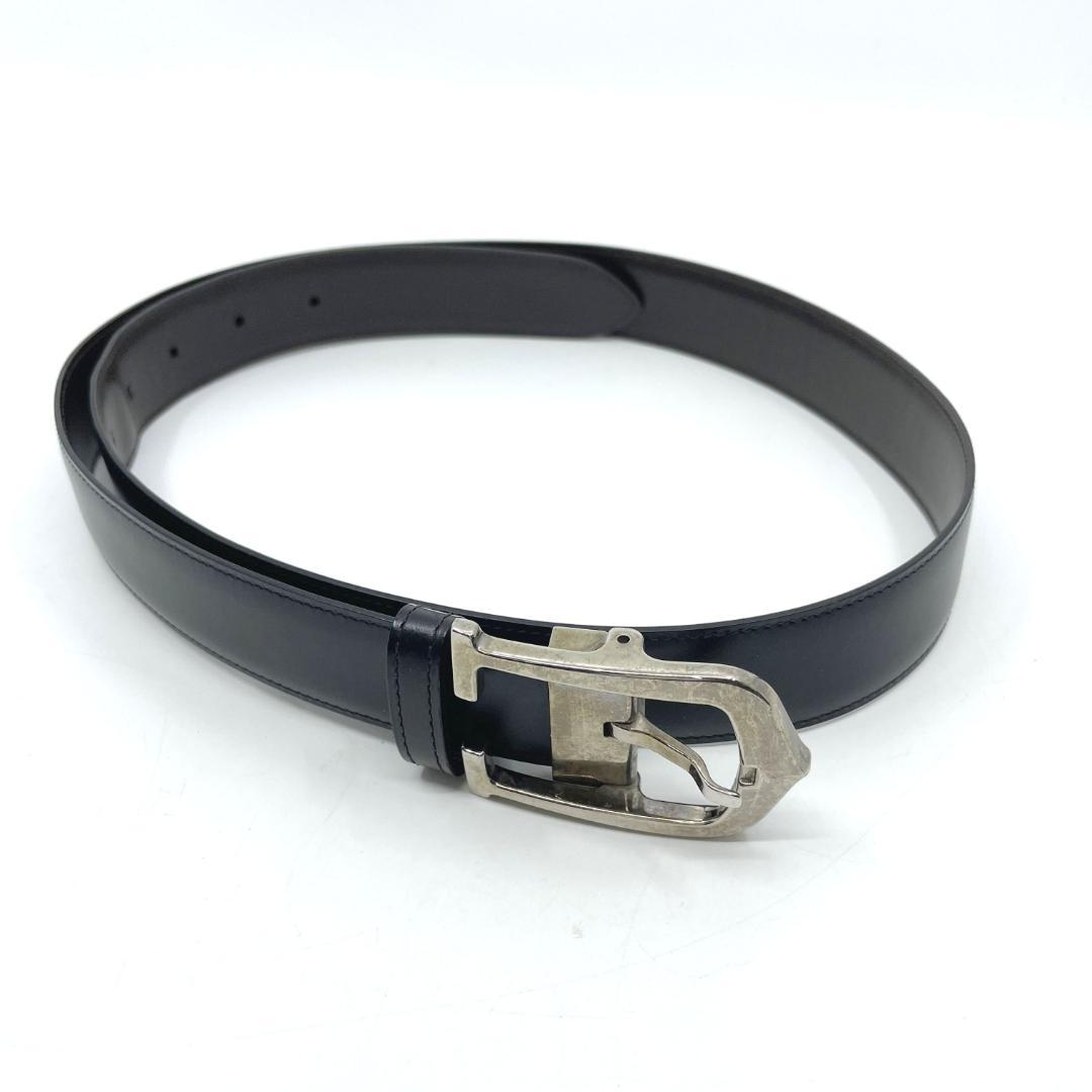 Cartier Cアロンジェ リバーシブル ベルト カーフレザー メンズ