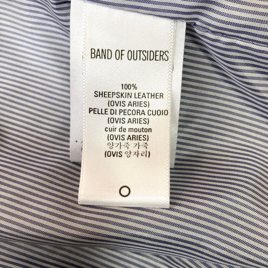 【美品】BAND OF OUTSIDERS ダブルライダースジャケット　タグ付き