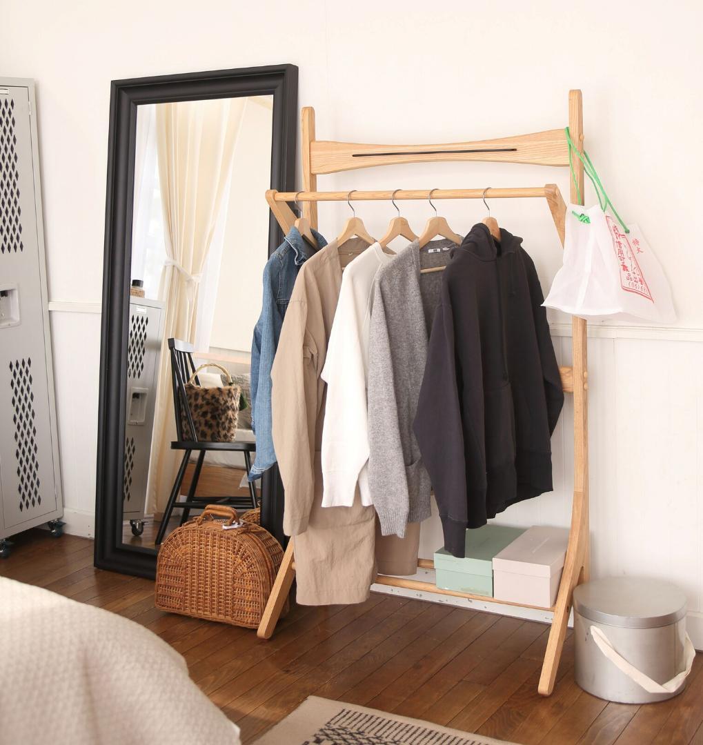 HGS BMR ST　スタンドミラー　全身鏡　ナチュラル