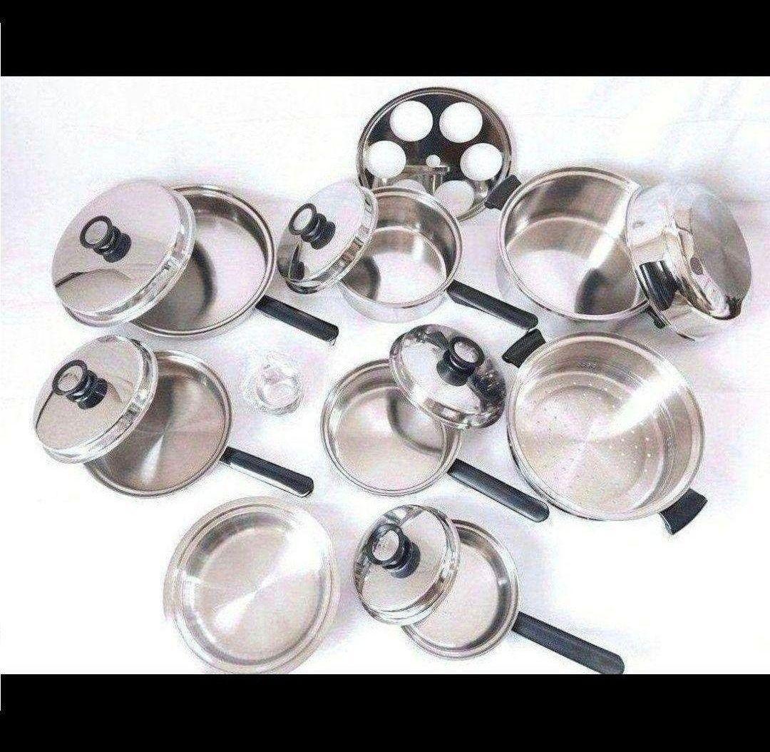 専用 Amway インダクションレンジ対応 アムウェイ 鍋 21ピースセット @