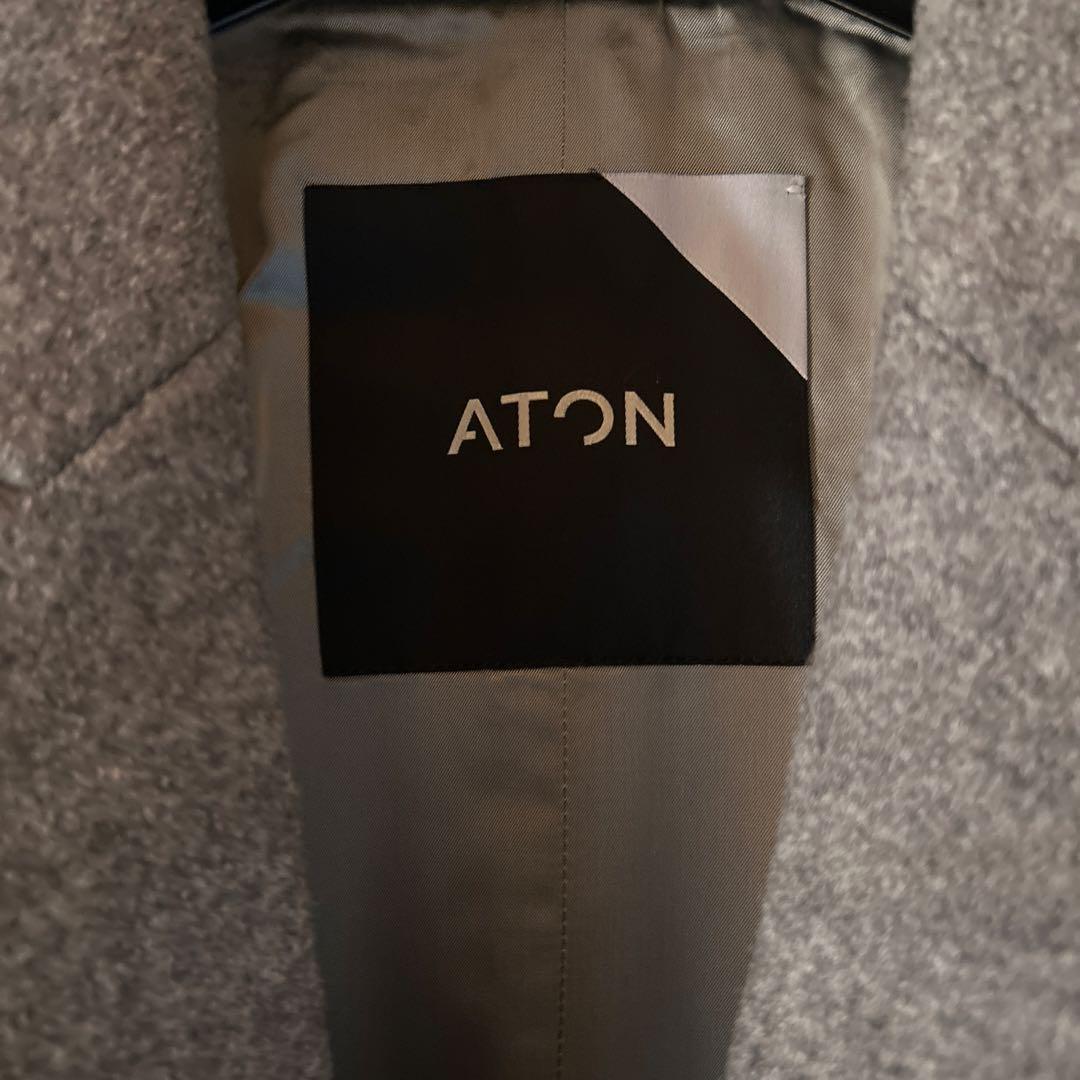 【値下げ】ATON エイトン チェスターコート 00サイズ