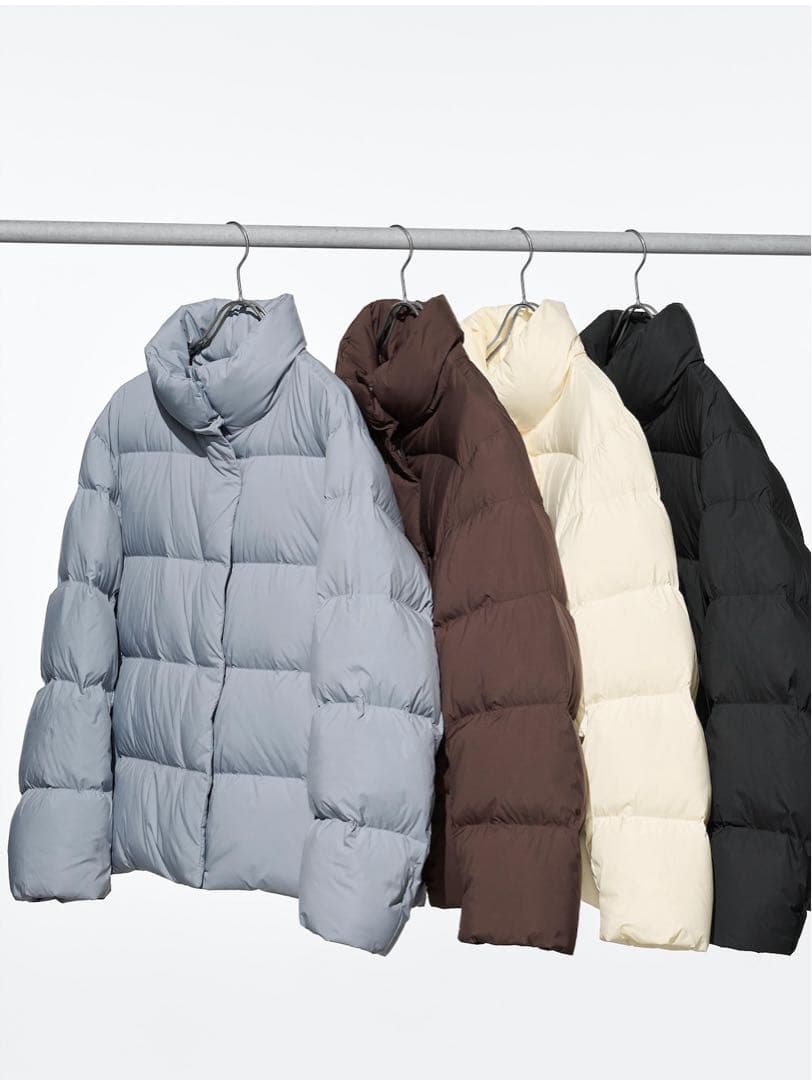 パウダーソフトダウンジャケット UNIQLO Lサイズ BLUE ブルー