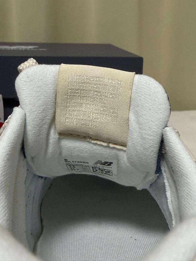 新品New Balance WL574RBS 23.5cm ブルー スニーカー