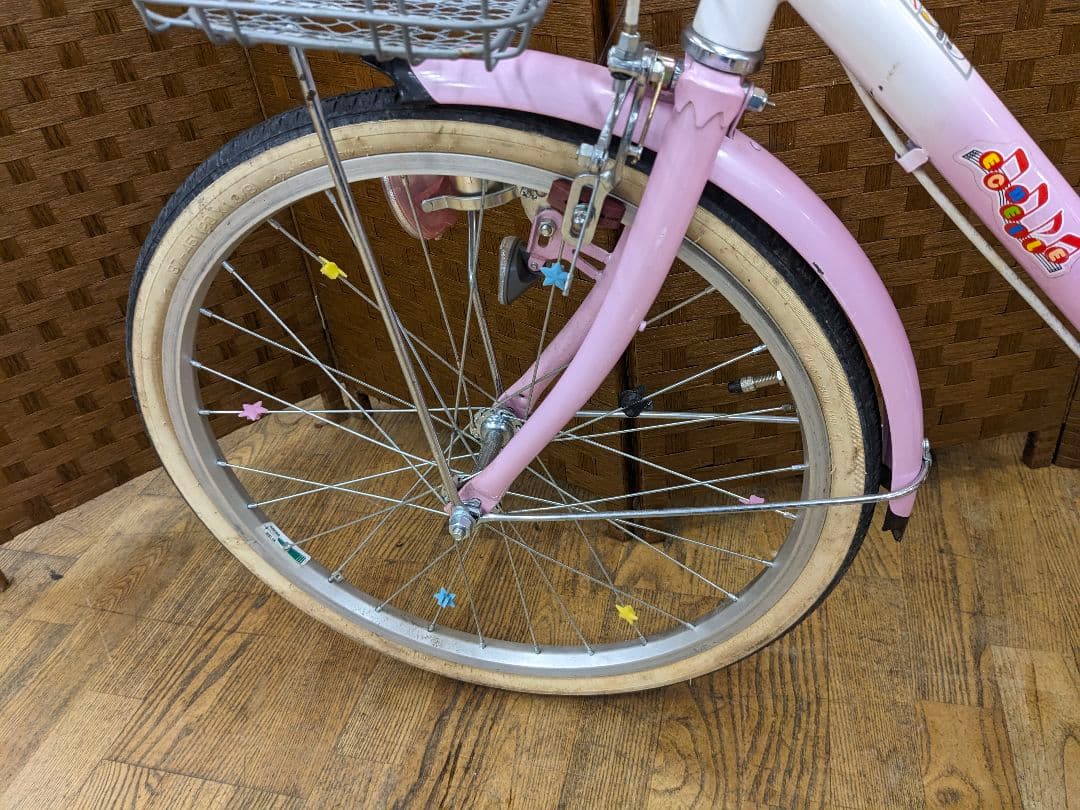 U010 子供自転車　20インチ　ピンク