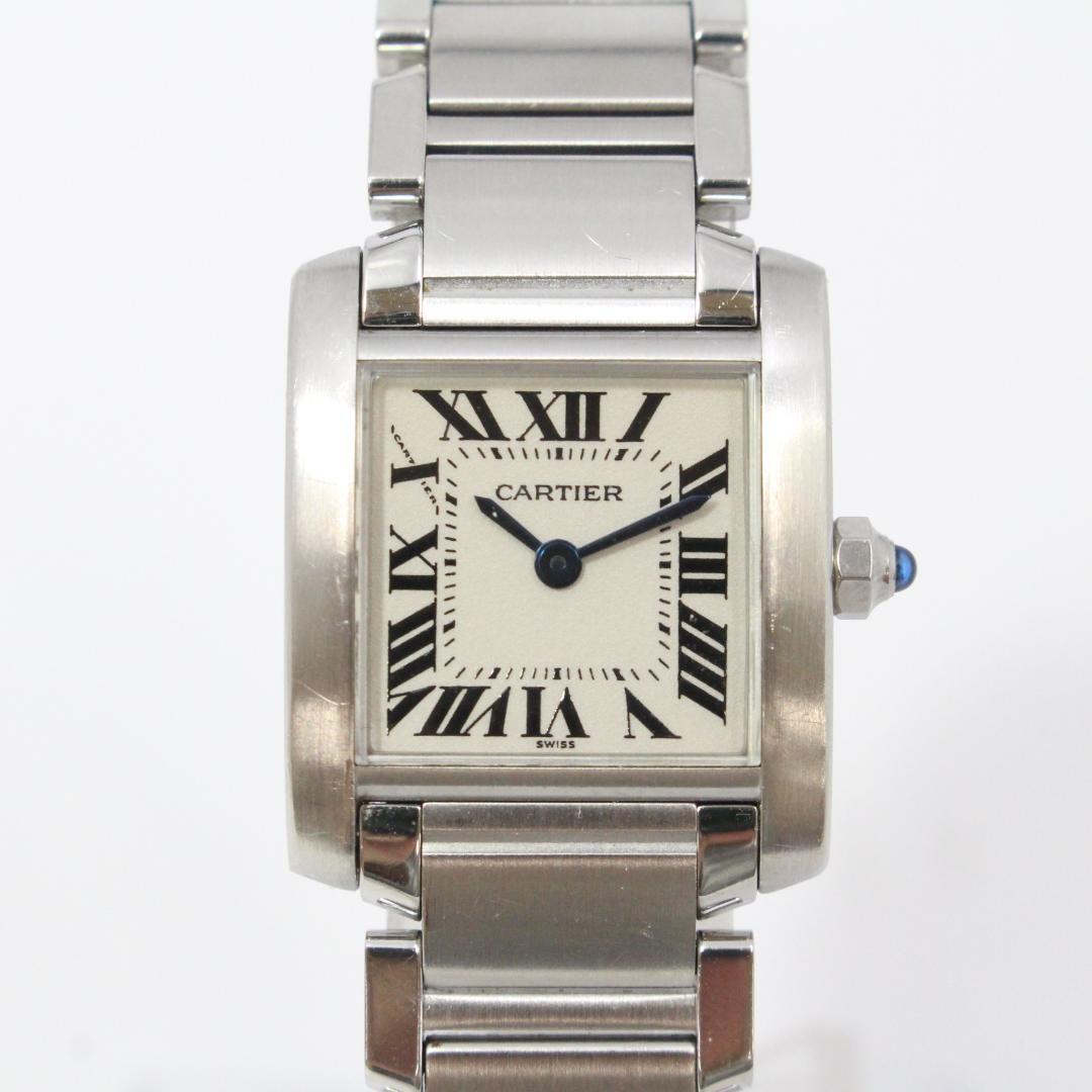 ▲鑑定済み Cartier カルティエ タンクフランセーズ SM