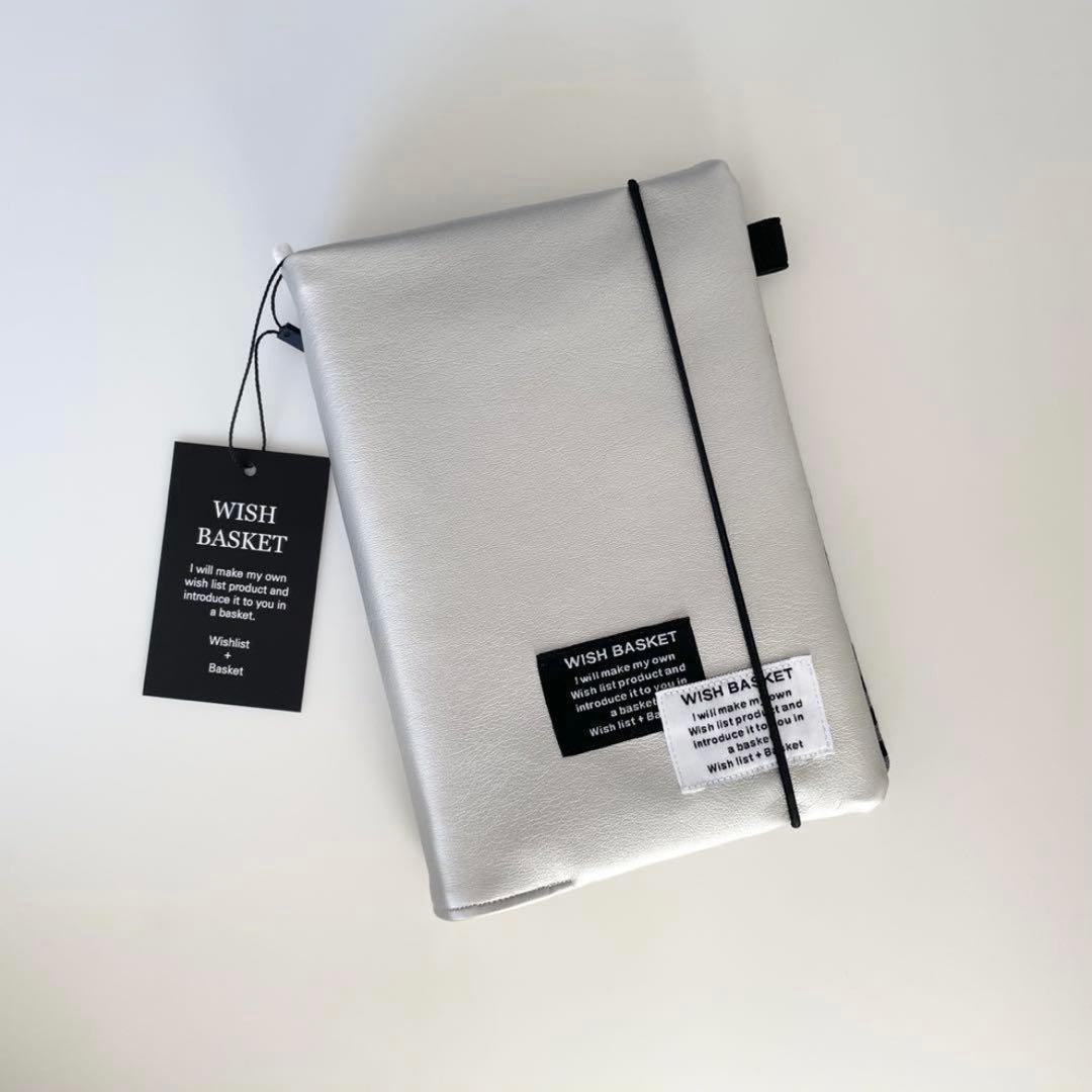 早い者勝ち　韓国　バインダー　カバー　貯金　現金管理　シルバー　黒　チェック　2