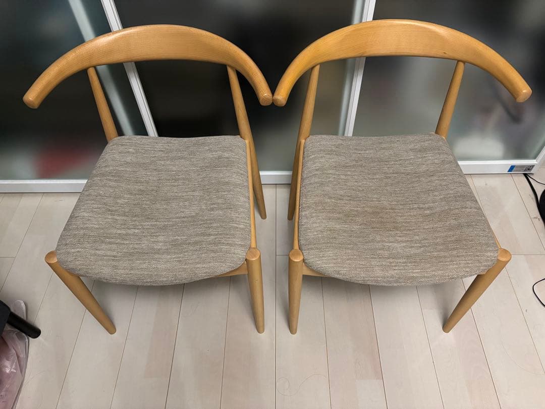 Nコレクション ダイニングチェア　C-01D 2脚